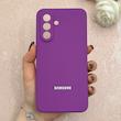 قاب گوشی Galaxy A56 سامسونگ سیلیکونی اورجینال پاک کنی درجه یک زیربسته بنفش کد 110741