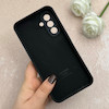 قاب گوشی Galaxy A56 سامسونگ سیلیکونی اورجینال پاک کنی درجه یک زیربسته مشکی کد 110743