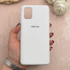 قاب گوشی Galaxy A71 سامسونگ سیلیکونی اورجینال پاک کنی درجه یک زیربسته سفید کد 110760