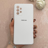 قاب گوشی Galaxy A72 سامسونگ سیلیکونی اورجینال پاک کنی درجه یک زیربسته سفید کد 110770
