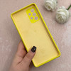 قاب گوشی Galaxy A72 سامسونگ سیلیکونی اورجینال پاک کنی درجه یک زیربسته زرد کد 110776