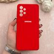 قاب گوشی Galaxy A73 سامسونگ سیلیکونی اورجینال پاک کنی درجه یک زیربسته قرمز کد 110778
