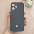 قاب گوشی Redmi 12 / Poco M6 Pro 5G شیائومی سیلیکونی اورجینال پاک کنی درجه یک زیربسته خاکستری کد 110802