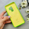 قاب گوشی Galaxy S9 Plus سامسونگ سیلیکونی اورجینال پاک کنی درجه یک زیربسته سبز فسفری کد 110823