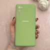 قاب گوشی Galaxy S20 FE سامسونگ سیلیکونی اورجینال پاک کنی درجه یک زیربسته سبز کد 110826