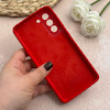 قاب گوشی Galaxy S21 FE سامسونگ سیلیکونی اورجینال پاک کنی درجه یک زیربسته قرمز کد 110828