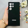 قاب گوشی Galaxy S23 Ultra سامسونگ سیلیکونی اورجینال پاک کنی درجه یک زیربسته مشکی کد 110836