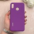 قاب گوشی Huawei Y7 2019 / Y7 Prime 2019 هوآوی سیلیکونی اورجینال پاک کنی درجه یک زیربسته بنفش کد 110856