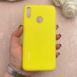 قاب گوشی Huawei Y7 2019 / Y7 Prime 2019 هوآوی سیلیکونی اورجینال پاک کنی درجه یک زیربسته زرد کد 110858