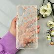 قاب گوشی Galaxy A06 سامسونگ شفاف PC CASE شفاف پشت طلق فانتزی طرح گل کد 110870