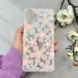 قاب گوشی Galaxy A06 سامسونگ شفاف PC CASE شفاف پشت طلق فانتزی طرح گل کد 110877