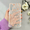 قاب گوشی Galaxy A16 سامسونگ شفاف PC CASE شفاف پشت طلق فانتزی طرح گل کد 110879