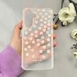 قاب گوشی Galaxy A17 سامسونگ شفاف PC CASE شفاف پشت طلق فانتزی طرح گل کد 110891