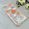 قاب گوشی Galaxy A51 سامسونگ شفاف PC CASE شفاف پشت طلق فانتزی طرح گل کد 110896