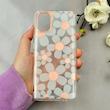 قاب گوشی Galaxy A51 سامسونگ شفاف PC CASE شفاف پشت طلق فانتزی طرح گل کد 110899