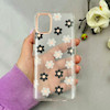 قاب گوشی Galaxy A51 سامسونگ شفاف PC CASE شفاف پشت طلق فانتزی طرح گل کد 110900