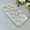 قاب گوشی Galaxy A51 سامسونگ شفاف PC CASE شفاف پشت طلق فانتزی طرح گل کد 110903