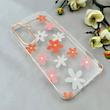 قاب گوشی Galaxy A54 سامسونگ شفاف PC CASE شفاف پشت طلق فانتزی طرح گل کد 110906