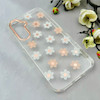 قاب گوشی Galaxy A54 سامسونگ شفاف PC CASE شفاف پشت طلق فانتزی طرح گل کد 110911