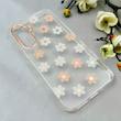 قاب گوشی Galaxy A54 سامسونگ شفاف PC CASE شفاف پشت طلق فانتزی طرح گل کد 110911