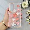 قاب گوشی Galaxy A55 سامسونگ شفاف PC CASE شفاف پشت طلق فانتزی طرح گل کد 110915