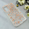 قاب گوشی Galaxy A55 سامسونگ شفاف PC CASE شفاف پشت طلق فانتزی طرح گل کد 110916
