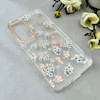 قاب گوشی Galaxy A55 سامسونگ شفاف PC CASE شفاف پشت طلق فانتزی طرح گل کد 110917