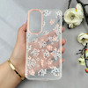 قاب گوشی Galaxy A55 سامسونگ شفاف PC CASE شفاف پشت طلق فانتزی طرح گل کد 110917
