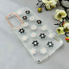 قاب گوشی Galaxy A55 سامسونگ شفاف PC CASE شفاف پشت طلق فانتزی طرح گل کد 110920