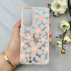 قاب گوشی Galaxy A55 سامسونگ شفاف PC CASE شفاف پشت طلق فانتزی طرح گل کد 110922