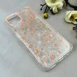 قاب گوشی Galaxy A12 / M12 سامسونگ شفاف PC CASE شفاف پشت طلق فانتزی طرح گل کد 110925