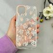 قاب گوشی Galaxy A12 / M12 سامسونگ شفاف PC CASE شفاف پشت طلق فانتزی طرح گل کد 110926