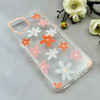 قاب گوشی Galaxy A12 / M12 سامسونگ شفاف PC CASE شفاف پشت طلق فانتزی طرح گل کد 110929