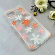 قاب گوشی Galaxy A12 / M12 سامسونگ شفاف PC CASE شفاف پشت طلق فانتزی طرح گل کد 110929