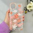 قاب گوشی Galaxy A12 / M12 سامسونگ شفاف PC CASE شفاف پشت طلق فانتزی طرح گل کد 110929
