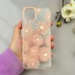 قاب گوشی Galaxy A12 / M12 سامسونگ شفاف PC CASE شفاف پشت طلق فانتزی طرح گل کد 110932