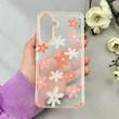 قاب گوشی Galaxy A36 / A56 سامسونگ شفاف PC CASE شفاف پشت طلق فانتزی طرح گل کد 110937