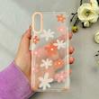 قاب گوشی Galaxy A30S / Galaxy A50S / Galaxy A50 سامسونگ شفاف PC CASE شفاف پشت طلق فانتزی طرح گل کد 110942