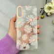 قاب گوشی Galaxy A30S / Galaxy A50S / Galaxy A50 سامسونگ شفاف PC CASE شفاف پشت طلق فانتزی طرح گل کد 110947
