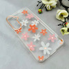 قاب گوشی Galaxy S24 FE سامسونگ شفاف PC CASE شفاف پشت طلق فانتزی طرح گل کد 110960