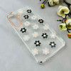 قاب گوشی Galaxy S25 FE سامسونگ شفاف PC CASE شفاف پشت طلق فانتزی طرح گل کد 110967