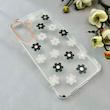 قاب گوشی Galaxy S25 FE سامسونگ شفاف PC CASE شفاف پشت طلق فانتزی طرح گل کد 110967