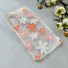 قاب گوشی Galaxy S25 FE سامسونگ شفاف PC CASE شفاف پشت طلق فانتزی طرح گل کد 110968