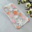 قاب گوشی Galaxy S25 FE سامسونگ شفاف PC CASE شفاف پشت طلق فانتزی طرح گل کد 110968