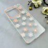 قاب گوشی Redmi Note 14 4G شیائومی شفاف PC CASE شفاف پشت طلق فانتزی طرح گل کد 110978
