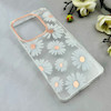 قاب گوشی Redmi Note 14 4G شیائومی شفاف PC CASE شفاف پشت طلق فانتزی طرح گل کد 110979