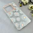 قاب گوشی Redmi Note 14 4G شیائومی شفاف PC CASE شفاف پشت طلق فانتزی طرح گل کد 110979