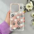 قاب گوشی Redmi Note 14 4G شیائومی شفاف PC CASE شفاف پشت طلق فانتزی طرح گل کد 110982