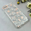 قاب گوشی iPhone 7 / iPhone 8 / iPhone SE 2020 / iPhone SE 2022 آیفون شفاف PC CASE شفاف پشت طلق فانتزی طرح گل کد 110994