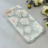 قاب گوشی iPhone 7 / iPhone 8 / iPhone SE 2020 / iPhone SE 2022 آیفون شفاف PC CASE شفاف پشت طلق فانتزی طرح گل کد 110995